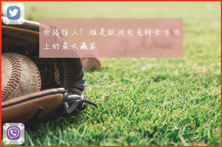 价格惊人！谁是欧洲电竞转会市场上的最大赢家